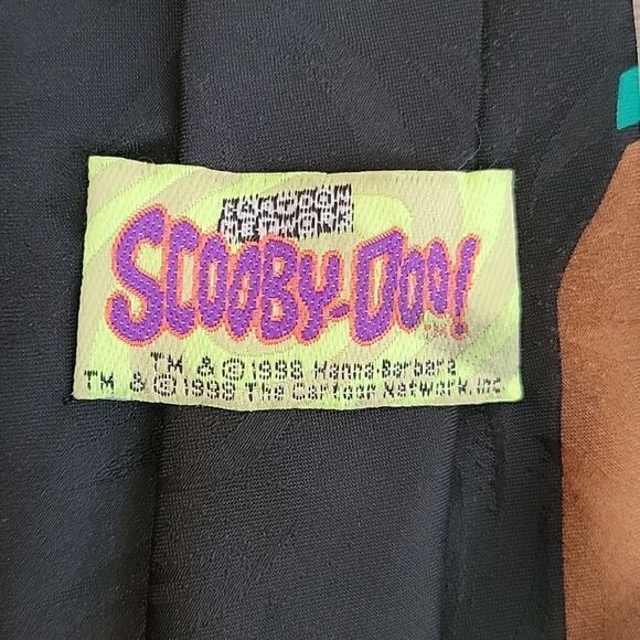 CARTOON NETWORK VINTAGE SCOOBY-DOO BLACK TIE - Picture 4 of 4